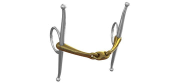 Neue Schule Pony Sized Full Cheek Snaffle with Tranz Angled Lozenge